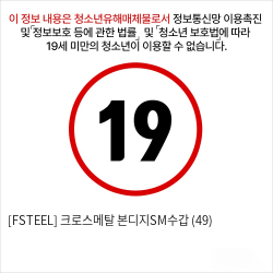 [FSTEEL] 크로스메탈 본디지SM수갑 (49)