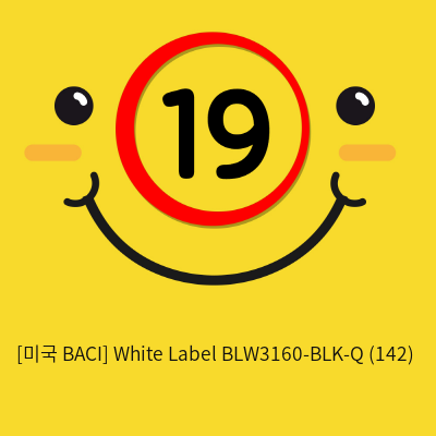 [미국 BACI] White Label BLW3160-BLK-Q (142)