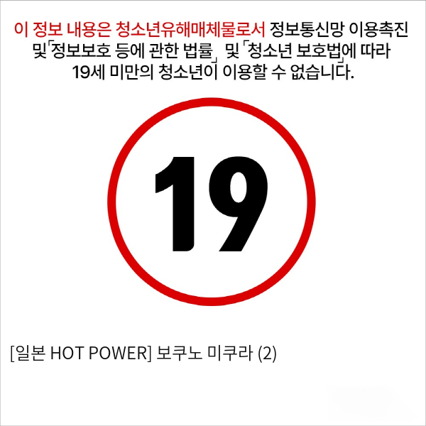 [일본 HOT POWER] 보쿠노 미쿠라 (2)