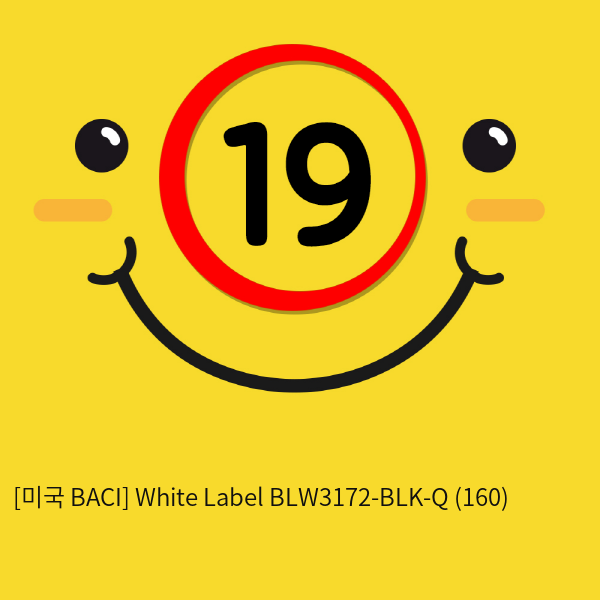 [미국 BACI] White Label BLW3172-BLK-Q (160)